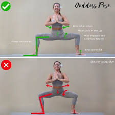 How To Do Goddess Pose Or Utkata Konasana Meaning Fierce Angle Pose It S One Of My Favorite Poses Because I Feel So Fierc Easy Yoga Workouts Workout Exercise