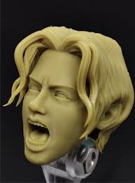 1/12 Unpainted Sasha Calle Supergirl Head Carved Fit McFarlane Action  Figure