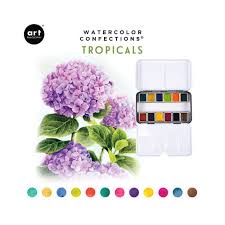 watercolor confections tropicals