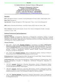 Looking for lecturer resume samples? Assistant Professor Resume Format Bitem