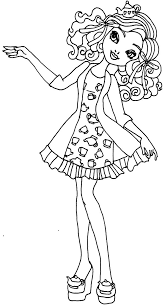 Send to a friend pypus is now on the social networks, follow him and get latest free coloring pages and much more. Ever After High Madeline Maddie Coloring Pages Download Print Online Coloring Pages For Free Coloring Pages Cartoon Coloring Pages Online Coloring Pages