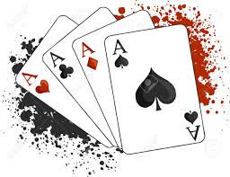 Pay attention to the peaks in the market. Four Aces Poker Playing Cards On White Background Carton Hand Drawn Illustration Royalty Free Cliparts Vectors And Stock Illustration Image 110703269