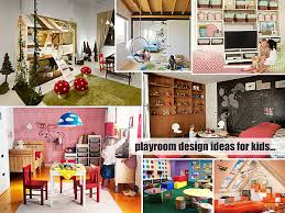 A colorful bright play sign is perfect for the corner of a room designated for coloring, pretending, and dressing up. 20 Playroom Design Ideas