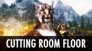 Skyrim Mod Cutting Room Floor Unlocked Hidden Content Youtube
