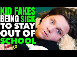 Kid FAKES Being SICK To Stay OUT Of SCHOOL, What Happens Is Shocking