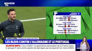 Fifa 20 allemagne euro 2020. Hugo Lloris Sur Le Tirage De L Euro 2020 Ce Serait Un Sacre Defi Aussi Pour Les Portugais Et Les Allemands Video Dailymotion