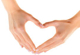 The heart is a common shape. Hands Making Heart Shape The Yoga Therapy Institute