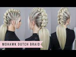 Mohawk Dutch Braid By Sweethearts Hair Youtube Hair Styles Hair Tutorial Dutch Braid Hairstyles