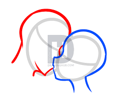 How to draw anime people kissing an easy step by step drawing lesson for kids. View 11 How To Draw Someone Kissing Step By Step