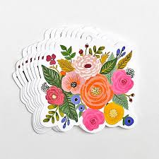 Monthly, weekly, daily, and a section for notes. Juliet Rose Gift Tags Paper Source