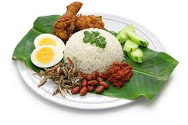 Berbalik pada nasi lemak, setiap kali ada jamuan makan makan di surau ad dhuha, ada dihidangkan nasi lemak yang dibungkus. Nasi Lemak Mit Gebratenem Huhn Und Sambal Beliebte Lebensmittel Aus Malaysia Stockfoto Bild Von Aromatisch Gewurz 159131328