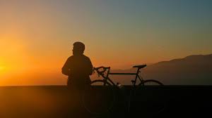 Golden Romantic World Beautiful Sunset Sunrise Sunlight Peaceful Cycling Road Amazing Silhouette Evening M Sunrise Photography Beautiful Sunset Sunrise Sunset
