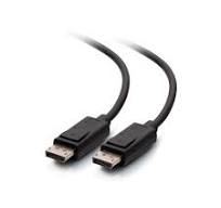 25ft (7.6m) DisplayPort™ Cable with Latches 4K 60Hz UHD M/M - Black