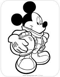 Mickey mouse and goofy have fun coloring this nice picture with mickey and his friend goofy! Mickey Mouse Coloring Pages Occupations Disneyclips Com