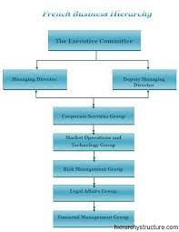 French Business Hierarchy Hierarchy Business Business Management
