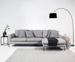 Ecksofa Cucita 3 Sitzer In Grau Westwingnow Ecksofa Minimalistisch Wohnen Sofa