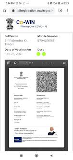 After taking the first shot, the vaccine beneficiary will receive a message on his/her registered mobile number about the link to download the vaccination certificate. Rajendra Tiwari On Twitter After Completion Of 2nd Dose Today Now Able To Download Our Provisional Certificate For Covid 19 Vaccination From Arogyasetuapp Cowin Or Getting Registered Sms Link Digitalbharat Https T Co 6jxkpjj9ti