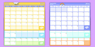 In almost all countries where the predominant religion is islam, the civil calendar is the gregorian calendar, with syriac thus, malaysia, indonesia, and a few others begin each month at sunset on the first day that the moon sets. Academic Year Monthly Calendar Planning Template 2016 2017 Polish Translation