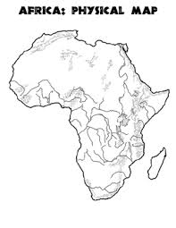 A labeled map of africa gives detail about the sahara desert which is the largest desert in the world. World Geography Africa Blank Map Map Labeling List Tpt