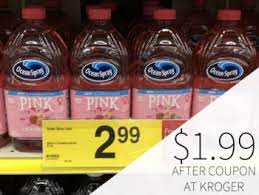 Ocean Spray Coupon I Heart Kroger