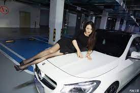 图 媳妇当车模 长腿女神的性感大片 奔驰cla级论坛 汽车之家论坛 car door vehicles doors