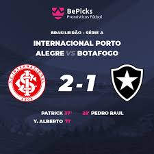 1 coppa del brasile 39. Internacional Porto Alegre Vs Botafogo Predictions Preview And Stats