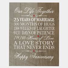 My how the years have flown by. Koken En Tafelen Silver Wedding Anniversary Gift For Him And Her Married For 25 Years Luxclusif Com