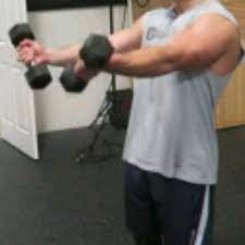A lot of people have under developed uppers chests and this is a good exercis. Standing Upward Fly Exercise How To Workout Trainer By Skimble