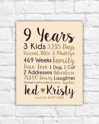 This set from harry & david comes beautifully packed in a wooden box that you can keep long after the sweets are gone. 9th Anniversary Gift 9 Years Married Wedding Anniversary Etsy 9 Year Wedding Anniversary 9th Wedding Anniversary Anniversary Gifts For Husband