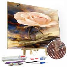You have been logged off your account. F S D Wavy Yellow Rose Diy Diamond Painting Kit Best Buy Canada