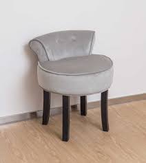 Vanity Stool In Grey With Black Legs Dressing Table With Chair Vanity Stool Dressing Table Vanity