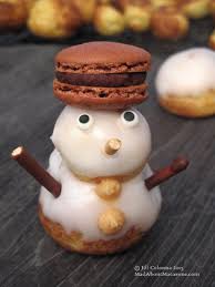 How To Make A French Religieuse Or A Scottish Mac Snowman Mad About Macarons French Desserts French Delicacies Just Desserts