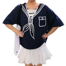 Harajuku T Shirt Women Kawaii Top 2020 Summer Korean Clothes Street Fashion Vintage Sailor Digital Print Navy Friends Tshirt T Shirts Aliexpress