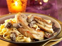 Fricassee De Chapon Aux Morilles Recettes Recette Plat Noel Chapon Aux Morilles Recette