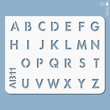 A télécharger séparément pour chaque lettre de l'alphabet ou bien le set complet avec toutes les lettres. Pochoir Lettre A Imprimer