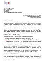 Tribune Libre De Jean Hugues Ratenon Lettre Au President De La Republique Imaz Press Reunion L Actualite De La Reunion En Photos