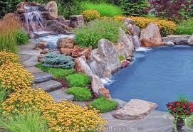Cedar hill in central nj makes njdep certified clean topsoil to any specification. New Jersey Poolscapes And Spas With Waterfalls Water Features Landscaping Belle Meade Nj Pool Landscaping Swimming Pool Landscaping Landscape Services