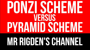 A ponzi plan can also be bad, but there is no reason. Ponzi Scheme Vs Pyramid Scheme Youtube