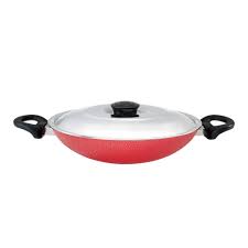 Download Nirlep Sakhi Tension Free Non Stick Kadhai With Lid 240 Mm Apnidukaan Com Kitchen Cookware Sturdy Stick