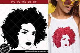 Download Afro Woman Silhouette Svg Free Svg Cut Files Create Your Diy Projects Using Your Cricut Explore Silhouette And More The Free Cut Files Include Svg Dxf Eps And Png Files PSD Mockup Templates