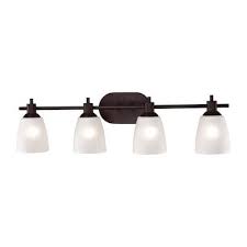 Thomas Lighting Jackson 4 Light Brown Transitional Vanity Light Lowes Com Thomas Lighting Vanity Lighting Bath Vanity Lighting
