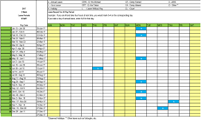 Annual Leave Calculator Annual Leave Holiday Leave Excel Templates