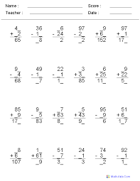 Practice calculating the magic squares and magic triangles to place the proper numbers. Mixed Problems Worksheets Mixed Problems Worksheets For Practice