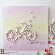 Unser Designteamthema Im Juni Lautet Washitape Fur Das Fahrrad Habe Ich Ein Stuck Cardstoc Karten Handgemacht Hochzeitsgeschenk Basteln Fahrrad Basteln