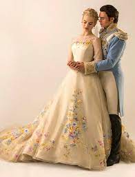Cinderella And Prince Charming Cinderella Movie Wedding Dresses Cinderella Dresses