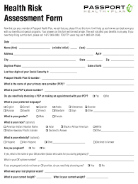 Health Risk Assessment Form Fill Out And Sign Printable Pdf Template Signnow