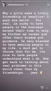 Millie Bobby Brown Has Defended Her Friendship With Drake After Revealing That They Text Each Other