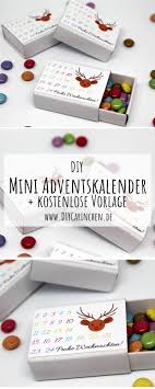 Diy Adventskalender In Einer Streichholzschachtel Selber Machen Vorlage Mit Bildern Geschenke Basteln Diy Geschenke Weihnachten