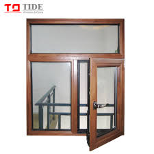 الألومنيوم الخشب الحبوب نوافذ بابية مع المزجج Buy Windows الخشب الحبوب نوافذ بابية خفف من النافذة المزجج Product On Alibaba Com