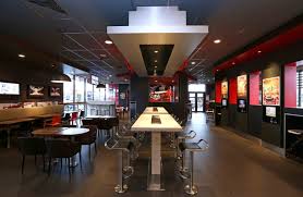 Kfc Agencement Restaurant Mobilier Restauration Rapide Groupe Lindera Restaurant Deco Restaurant Mobilier